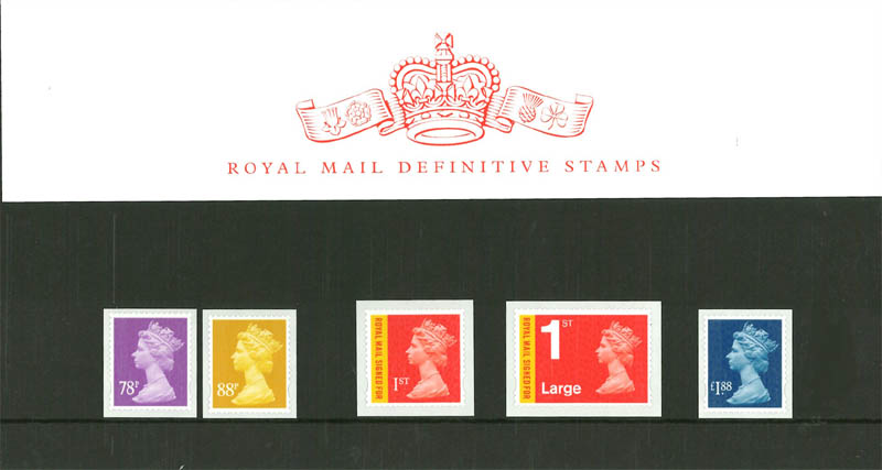 2013 GB - PP D97 - 78p/88p/£1.88 and 2x Signed For PP (MA13)